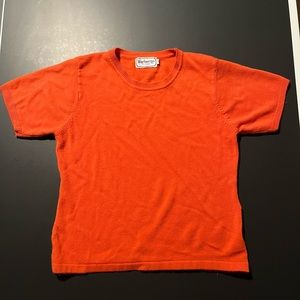 Burberrys Orange Sweater